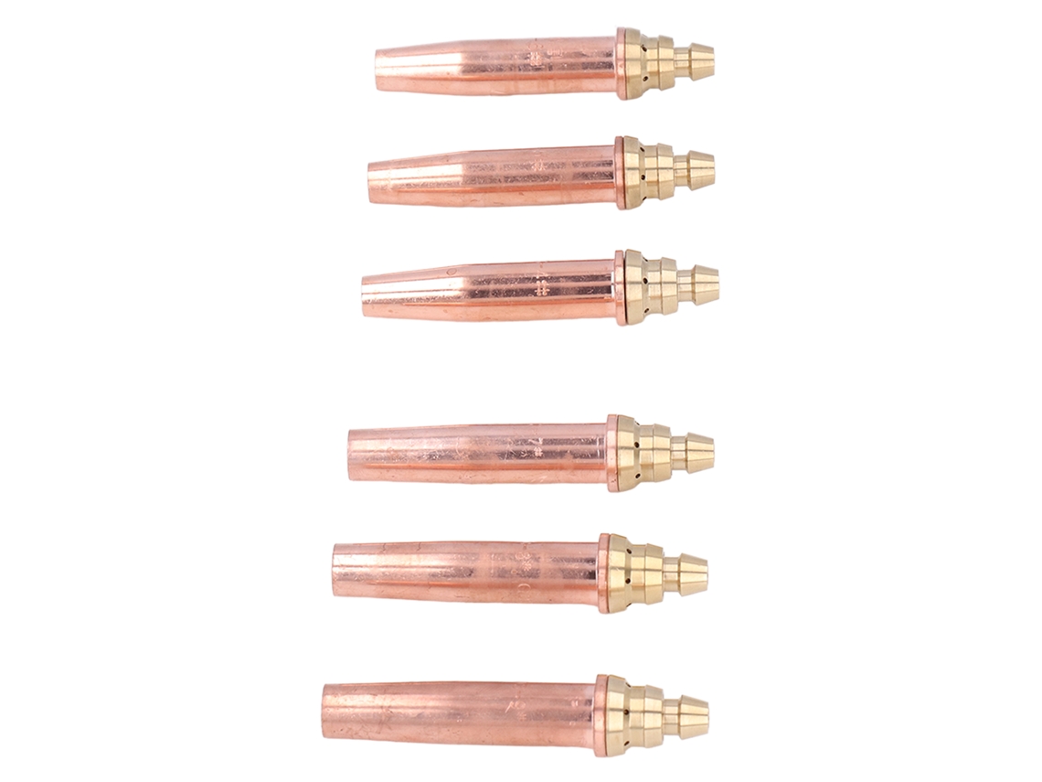6 Peças/conjunto Pontas De Corte Para Acetileno E Propano Latão 4 5 6 7 8 9 Bicos De Solda