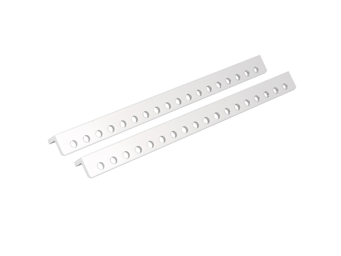 Pieza L-beam De Alumínio Com 18 Buracos 12x12x152mm Para Robôs, Kit Diy, Acessórios Robóticos