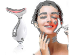 Masajeador Facial Anti Envejecimiento de Olhos Cuello, 3 Modos, 45 Calor Vibración Alta Frecuencia Arrugas Dispositivo GOKOCO