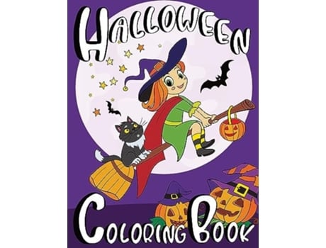 Livro Halloween Coloring Book For Kids de Zazuleac World, Elizabeth Victoria Zazuleac et al. (Inglês)