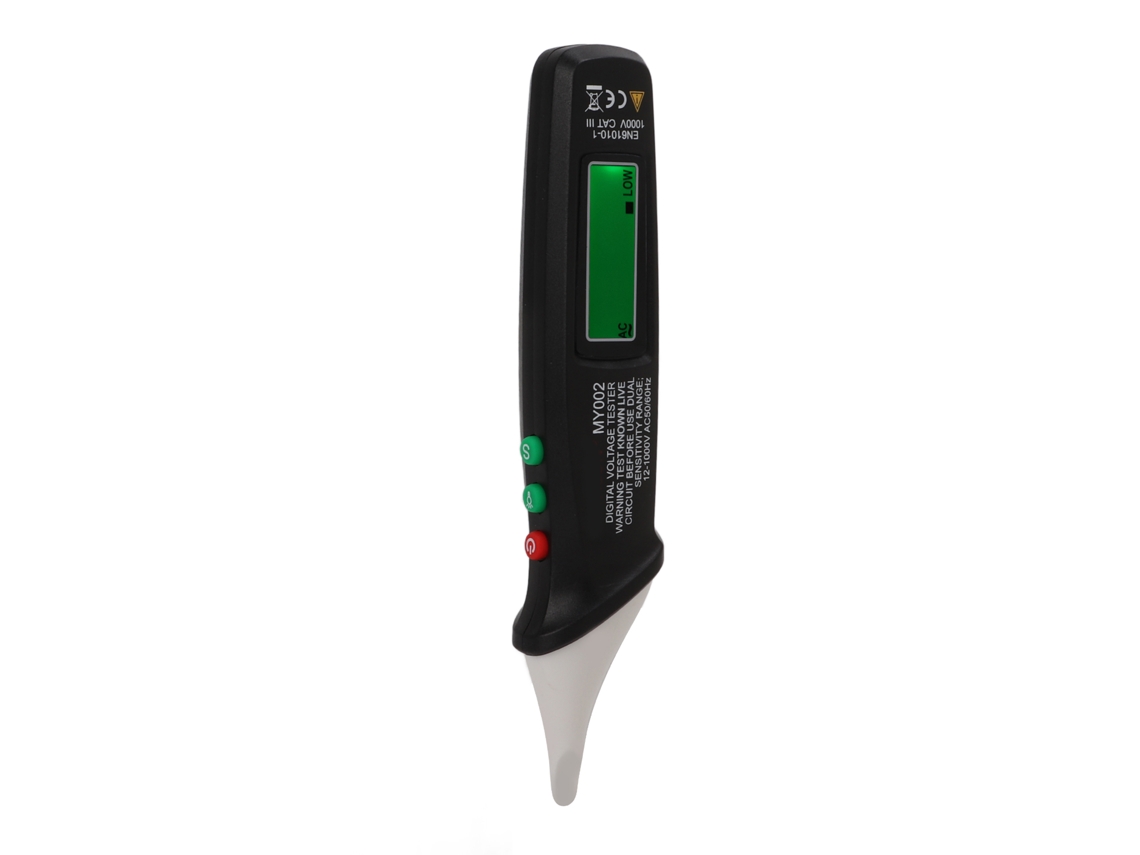 Laxiscreed Caneta Digital De Teste De Tensão Eléctrica Com Alarme Sonoro E Luminoso