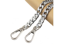 Cinto De Ombro Em Alumínio - 9,5 Mm - 120 Cm - Com Puxado - Para Mochilas/portfólios - Cor Dourada/liga/liga/preto - Cinto De Ombro Com Puxado