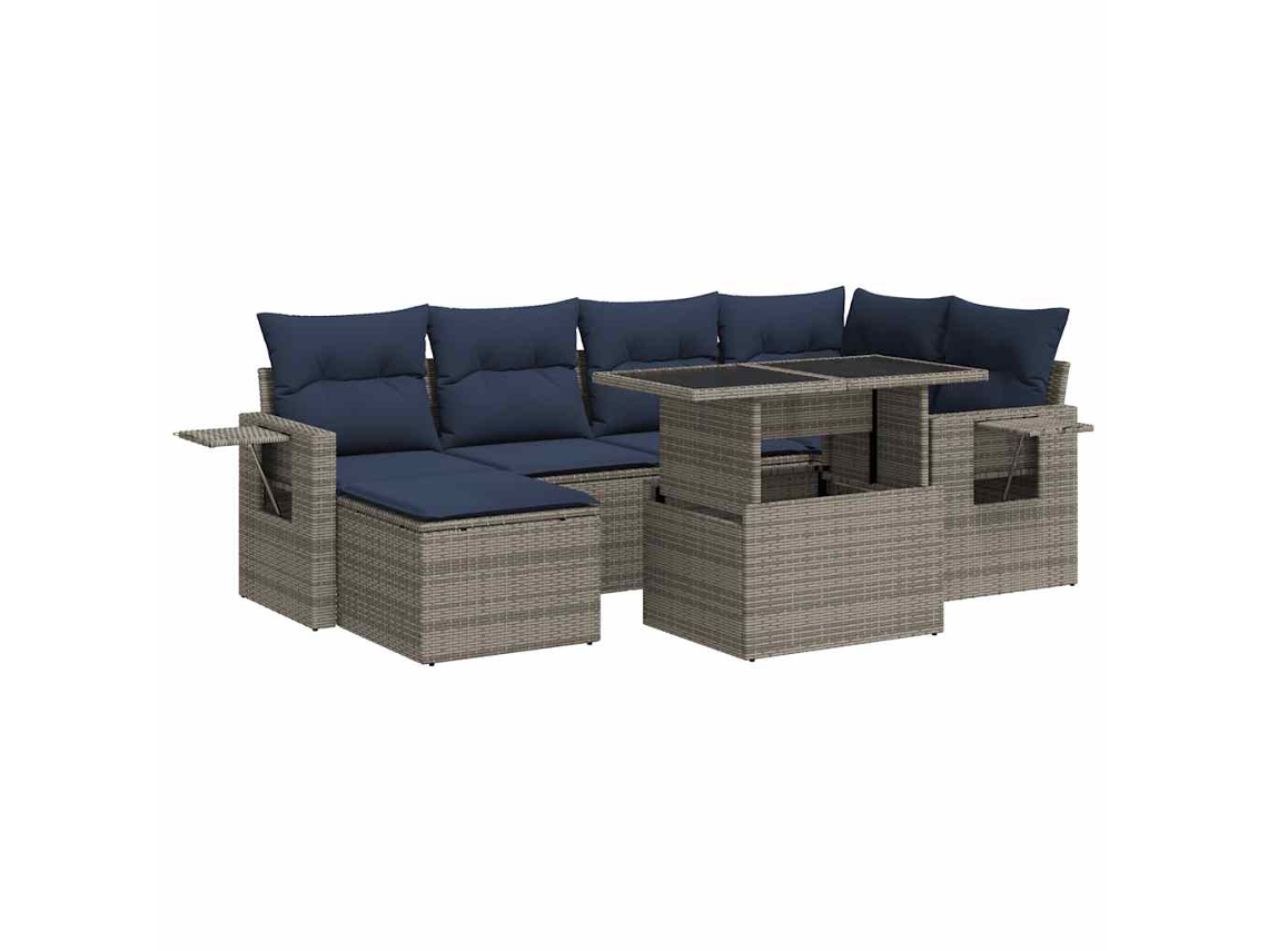 Garden Sofa Set, Garden Sofa Sets Vidaxl Cinzeto Rattan / Vime (n/a)