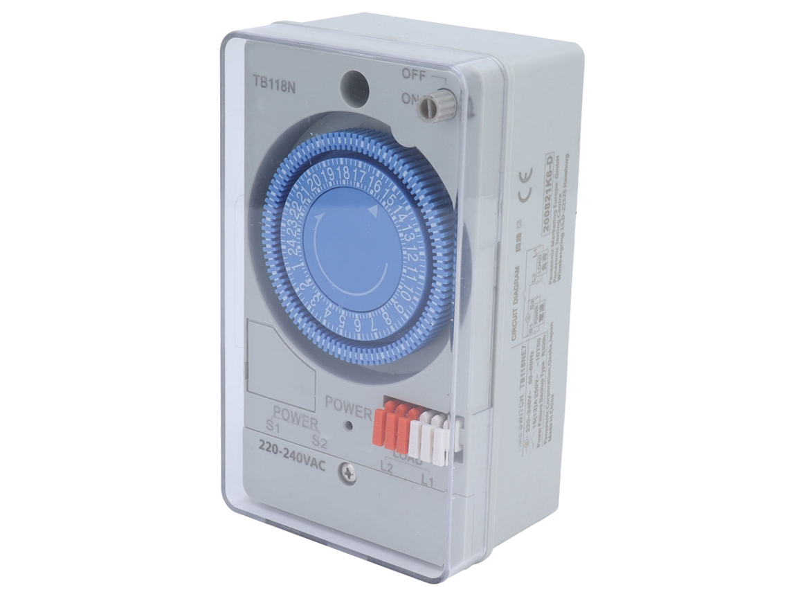 Laxiscreed Temporizador Mecânico 24h Automático, Eficiência Energética