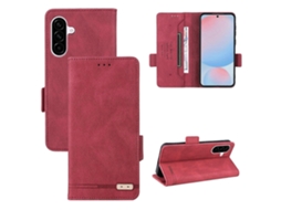 Capa De Couro Com Fecho Magnético Para Celular