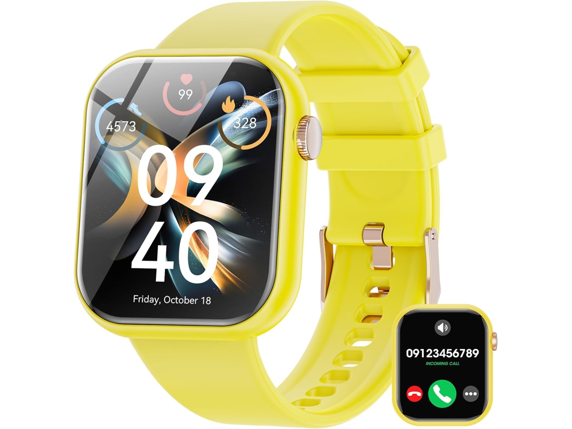 VEANXIN Smart Watch Rastreadores de Fitness com Tela de 1 83 Polegadas