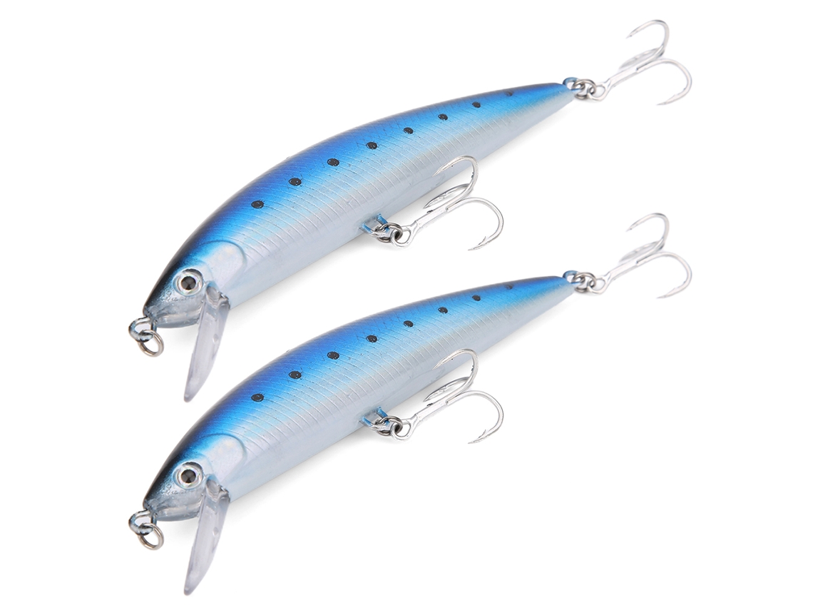 Isca Artificial Minnow Sinking 2pcs 1