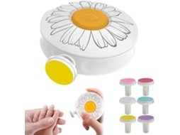 Lixa Unhas Elétrica Infantil Branca com 6 Cabeças, Segura, para Crianças/adultos ZYBLSSBB