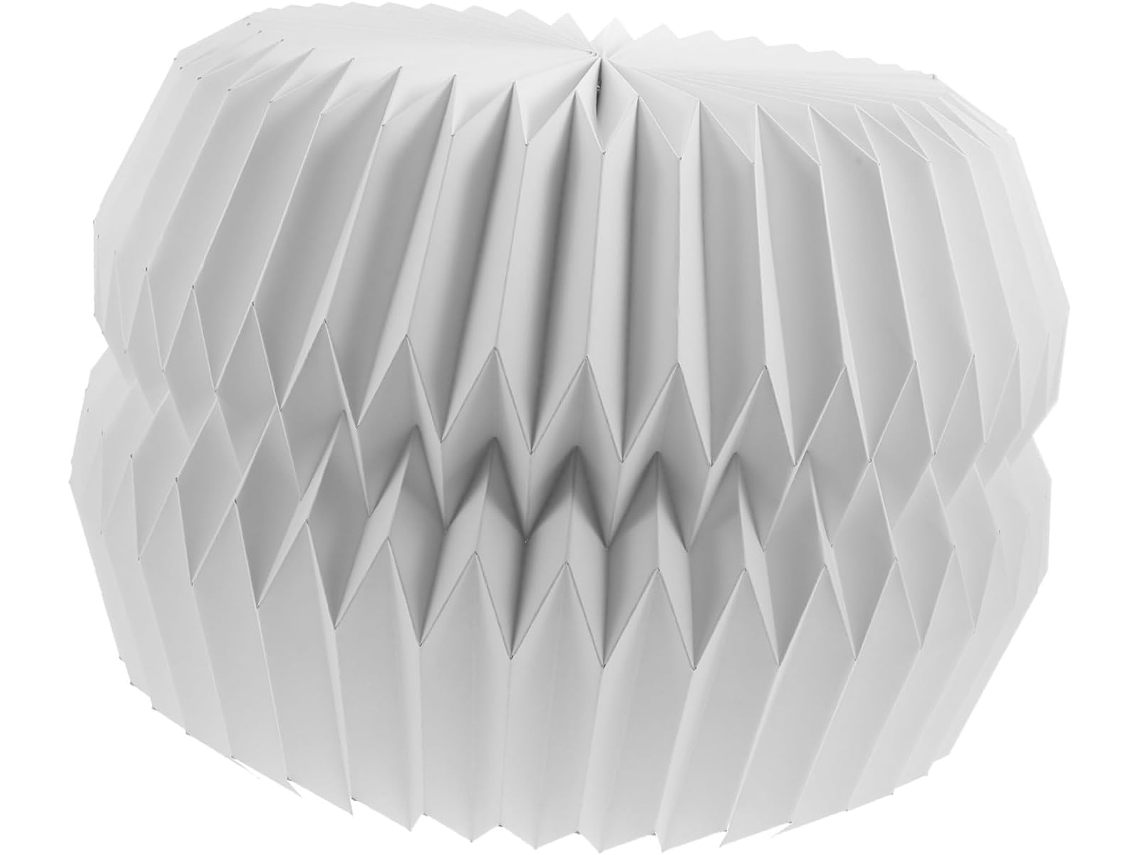 Lustre Dobrável De Papel Origami Ecológico Com Capa Decorativa Para Sala De Estar E Restaurante.