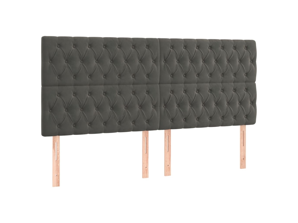 Headboard, Headboards Vidaxl Cinzeto Veludo (200 Cm)