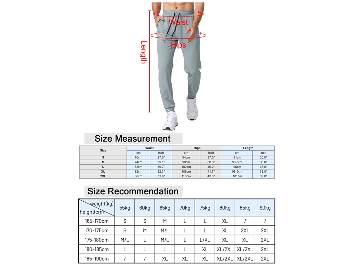 Kklv-pantalones Jogger Para Hombre Ligero Sudadera Con Bolsillos Y Bucle De Toalla Para Correr Y Entrenamiento Rápido Secado