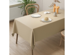 Toalha De Mesa Retangular De Pele De Cordeiro Champanhe, À Prova Dágua, Antiderrapante E Resistente Ao Desgaste, Adequada Para Cozinhas E Festas (1