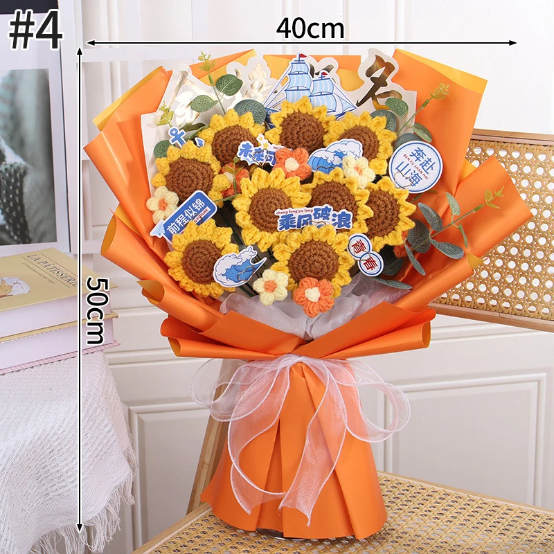 Buquês De Crochê Prontos, Buquês Artificiais, Buquês De Crochê, Presentes Perfeitos