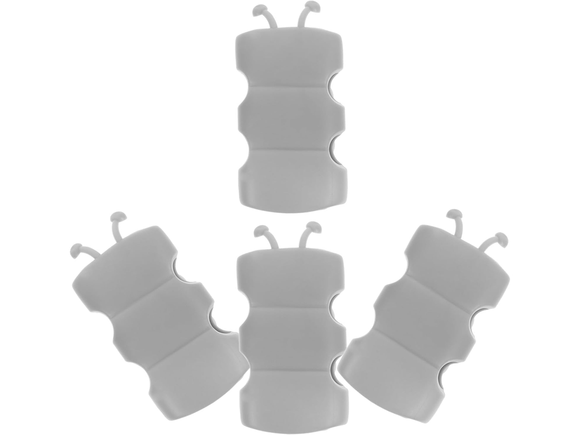 Suporte para Chuveiro Ajustável Childweet com Ventosa Segura, 4 Peças, Feito de Material TPE Antiderrapante, para Banheiro