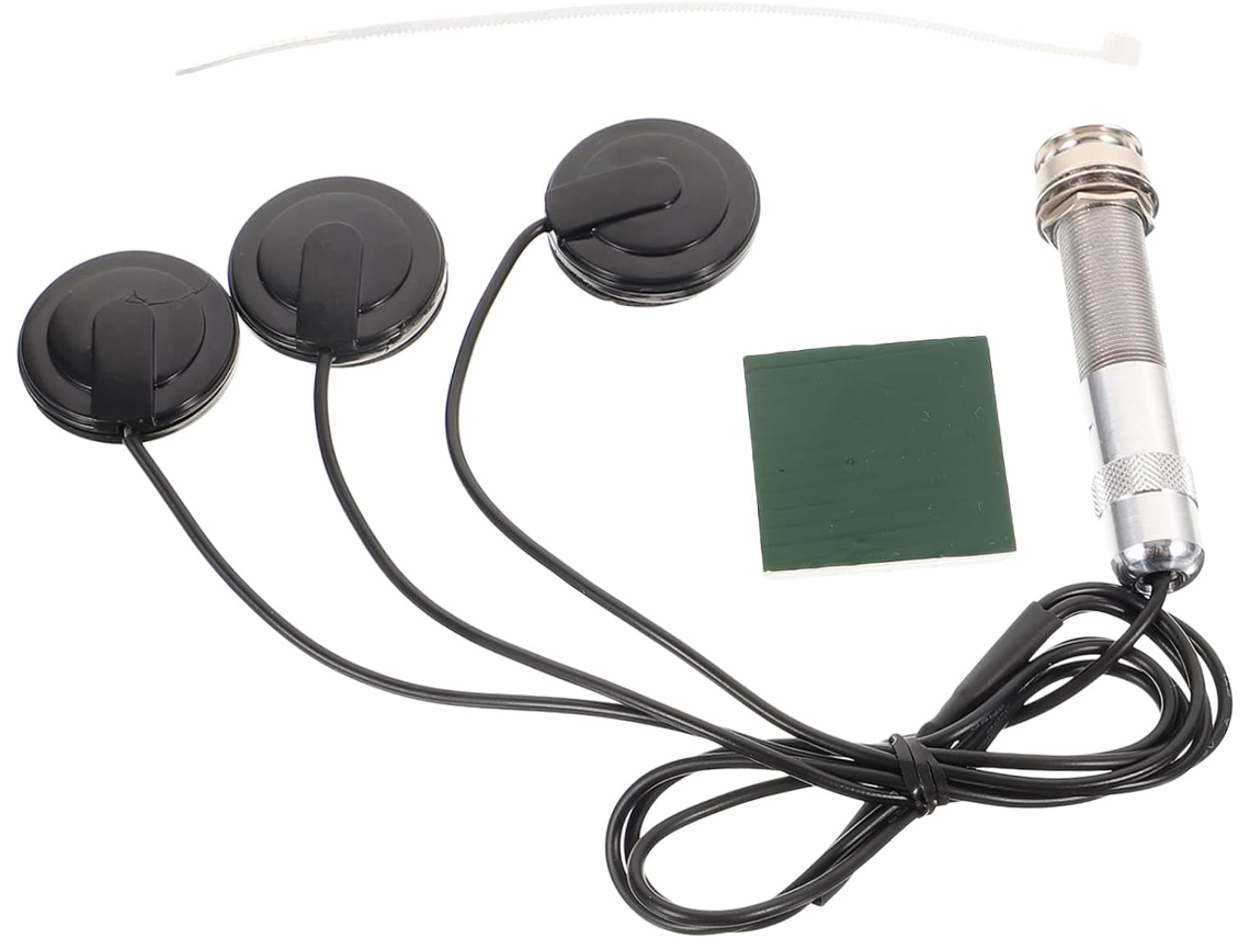 Microfone Piezoelétrico Multifuncional Para Guitarra, Ukulele E Violino