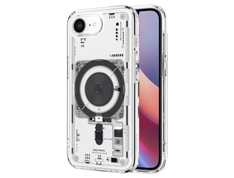 Capa Magsafe Antichoque Robusta Para Iphone 16 Spigen Sgp Acrílico Transparente