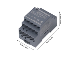 Fonte De Alimentação Comutada Laxiscreed 24v 60w Para Automação Em Carril