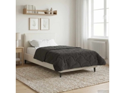 Vidaxl Edredom De Inverno 155 X 220 Cm Inverno Antracite Respirável