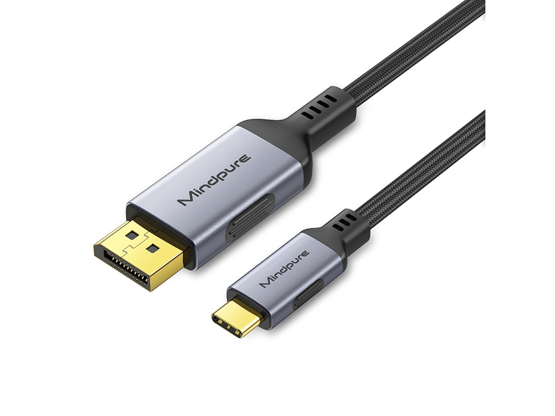 Cabo Bidirecional Usb c para Displayport 8k 60hz 4k 240hz, iPhone 17/16, Mac 6ft HEXINYIGJLY