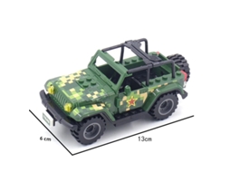 Novo Conjunto de Blocos de Montar Tbs Commando Camouflage, Modelo Clássico de Caminhão 4x4 para Crianças. MDUG (estilo 1)