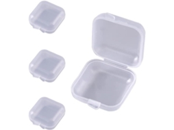 Conjunto De 4 Comprimidos, Porta, Comprimidos Prático Para Manhã E Noite, Pequeno