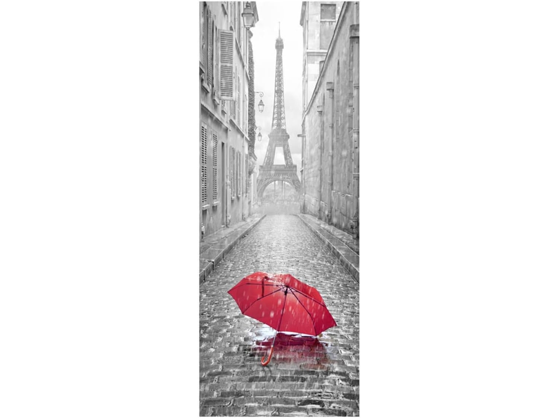 Adesivos Parede 3d Adesivo Pvc Prova Portas Vidros Decoração Diy Quarto Papel Removível Torre Eiffel À D Água GOKOCO