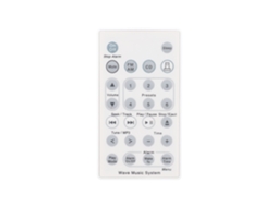 Controle Mali substituto ABS para sistema de player de música multidiscos B1 Wave, branco com marca