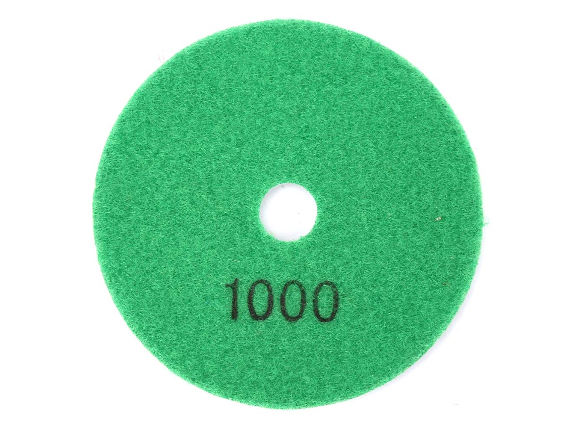 Disco De Polimento De Diamante De 4 Polegadas Para Granito E Mármore - Ferramenta De Polimento Úmido (1000)