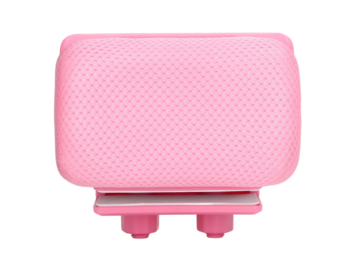 Corretor De Postura Infantil Ergonômico Com Inclinação 7° Para Frente, Almofada Removível Em Tuva Com Suporte, Rosa