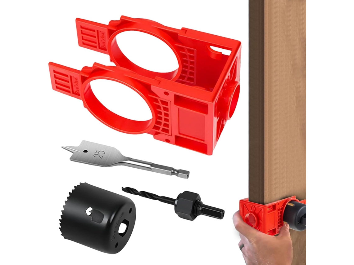 Kit De Instalação Fechadura Porta, Kit De Serra Copo Para Maçaneta Porta