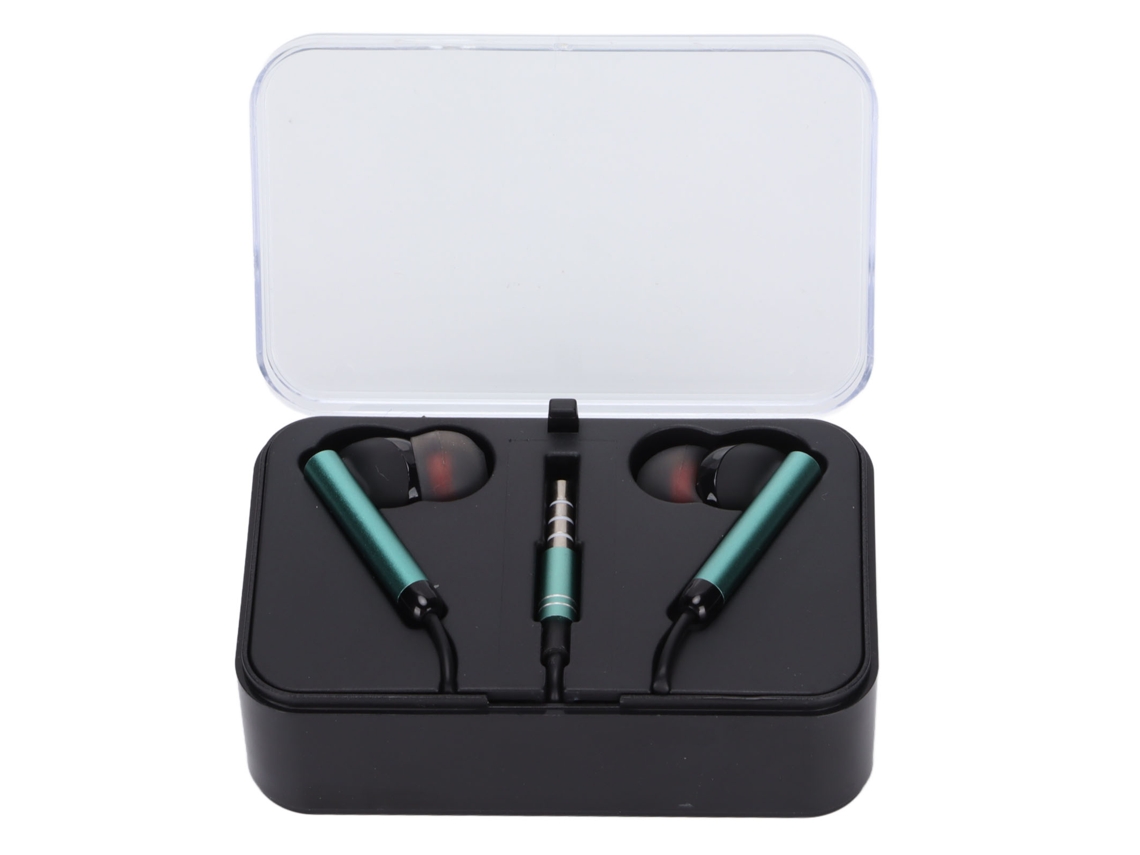 Fones de Ouvido com Fio EOOCOO (microfone e Controle de Volume)