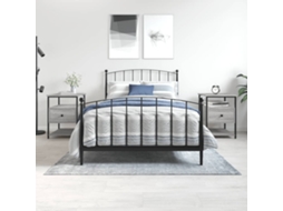 Vidaxl Mesas De Cabeceira 2 Pcs Derivados De Madeira Cinzento Sonoma
