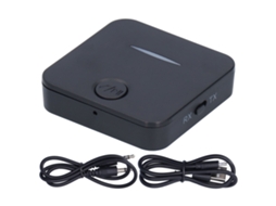 Adaptador Bluetooth 5.0 2 em 1, transmissor e receptor, sem fio, com carregamento rápido, para tv e áudio
