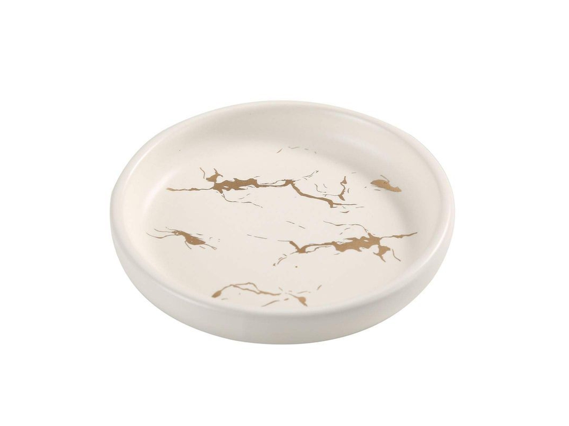 2026 linjou Plato de Jabón Cerámico para Baño o Cocina Diseño Lujo Ligero Color Blanco