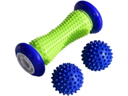 Rolo De Massagem Muscular Para Pés E Mãos, Rolo De Massagem Muscular Para Fascite Plantar Em Pvc (azul)