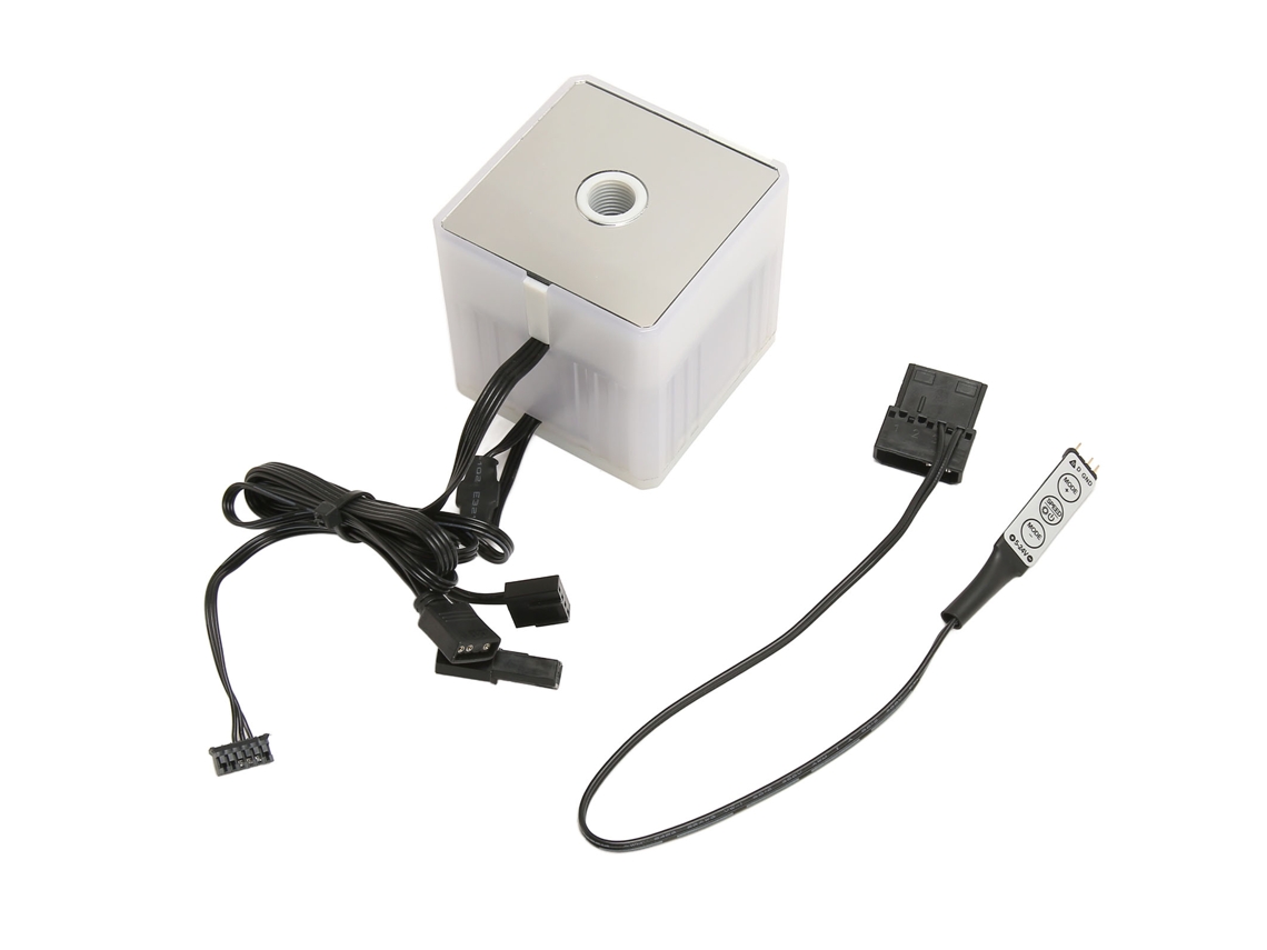 Bomba De Refrigeração De Água Pc G1/4 12v Dc Silenciosa Colorida Integrada Para Cooler De Computador