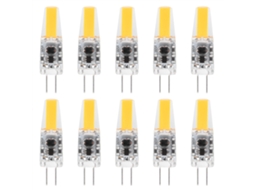 10pcs Lâmpada Led Mini G4 Silicone 1.5w Ac12v para Iluminação Residencial, Carro, Armário e Hotel