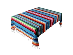 2026 manta de Fieltro Mexicana para Piquenique Yoga Fiesta 130x170cm Toalha de Mesa Azul Lago Lago Azul