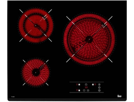 Placa de Vitrocerâmica TEKA TZ6320 (Elétrica - 60 cm - Preto)