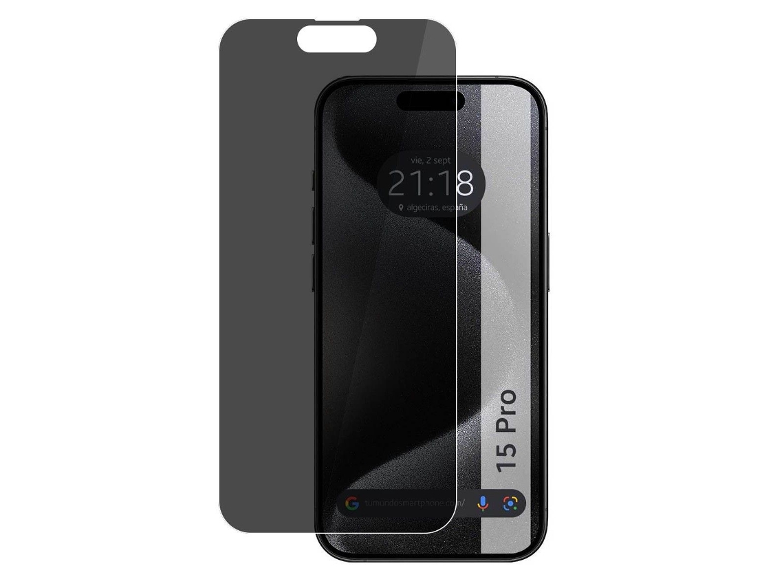 Pelicula de Vidro TUMUNDOSMARTPHONE iPhone 15 Pro, iPhone 15
