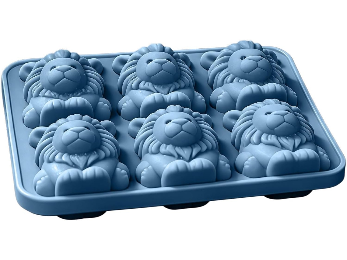 Forma Gelo Silicone Em Formato Animal