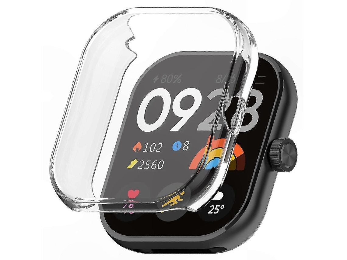 Capa Protetora Eletrogalvanizada Em Tpu Para Smartwatch Com Cobertura Total.