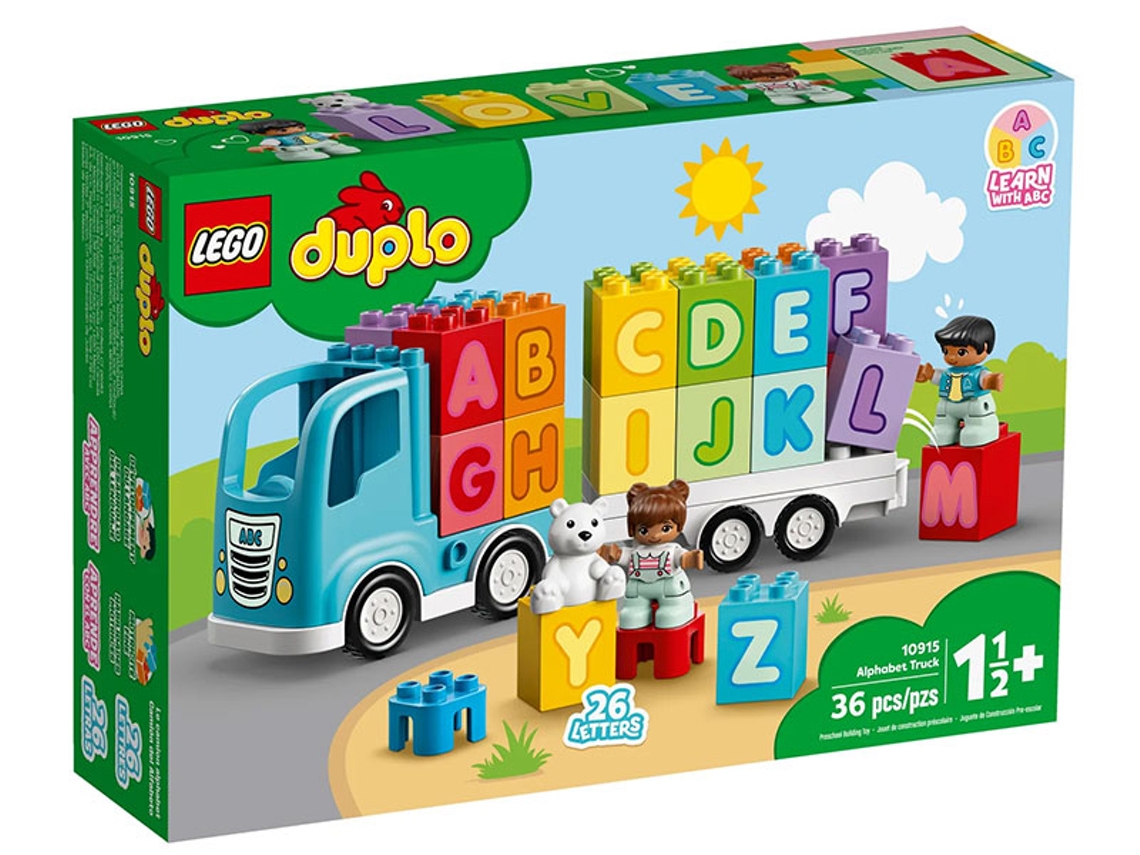 LEGO Duplo: Camião Do Alfabeto (Idade Mínima: ‍18 Meses - 36 Peças)
