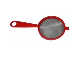 Colador media bola mango plastico 10 cm