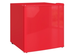 Freezer de mesa com capacidade de 35 litros, porta reversível, vermelho