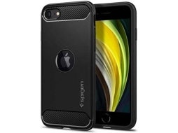 Capa Apple iPhone Se 2020 SPIGEN Rígida Preto