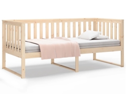 Day Bed, Day Beds Vidaxl Marrom Madeira De Pinho (100 X 200 Cm)
