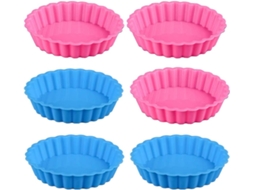 Forma De Quiche De Silicone Versátil, Asse Várias Sobremesas Com Facilidade Ideal Para Festas De Aniversário E Dia Dos Namorados
