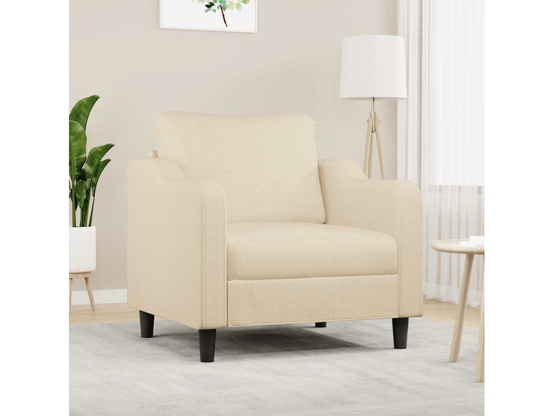 Poltrona de Sala de Descanso 60 cm Veludo Castanho HARLANV1