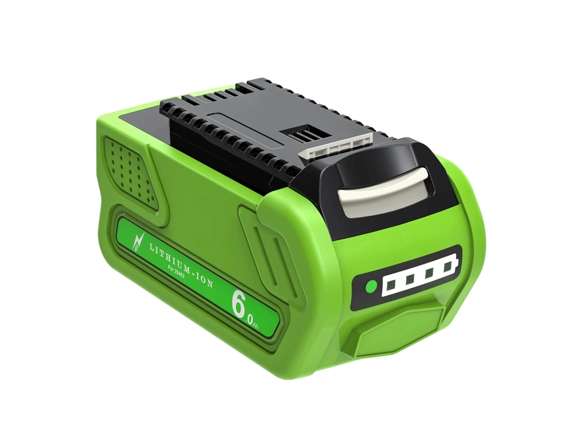 Bateria Recarregável Turpow 6.0ah, Alta Capacidade, Compatível Com Ferramentas Greenworks